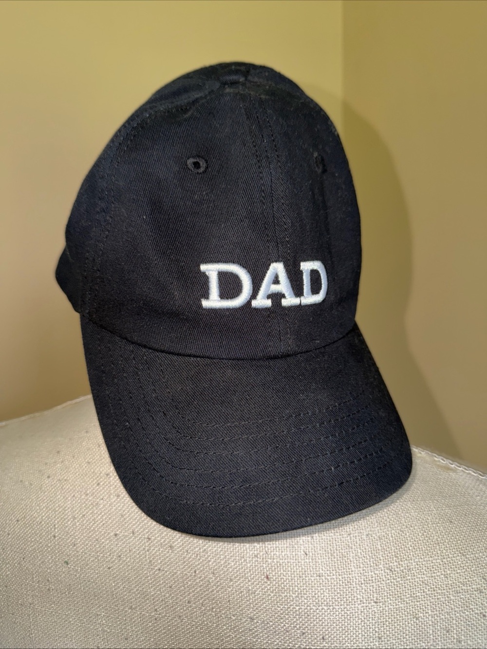 Open Road Brands DAD Baseball Hat Cap Black 100% Cotton One Size Adjustable